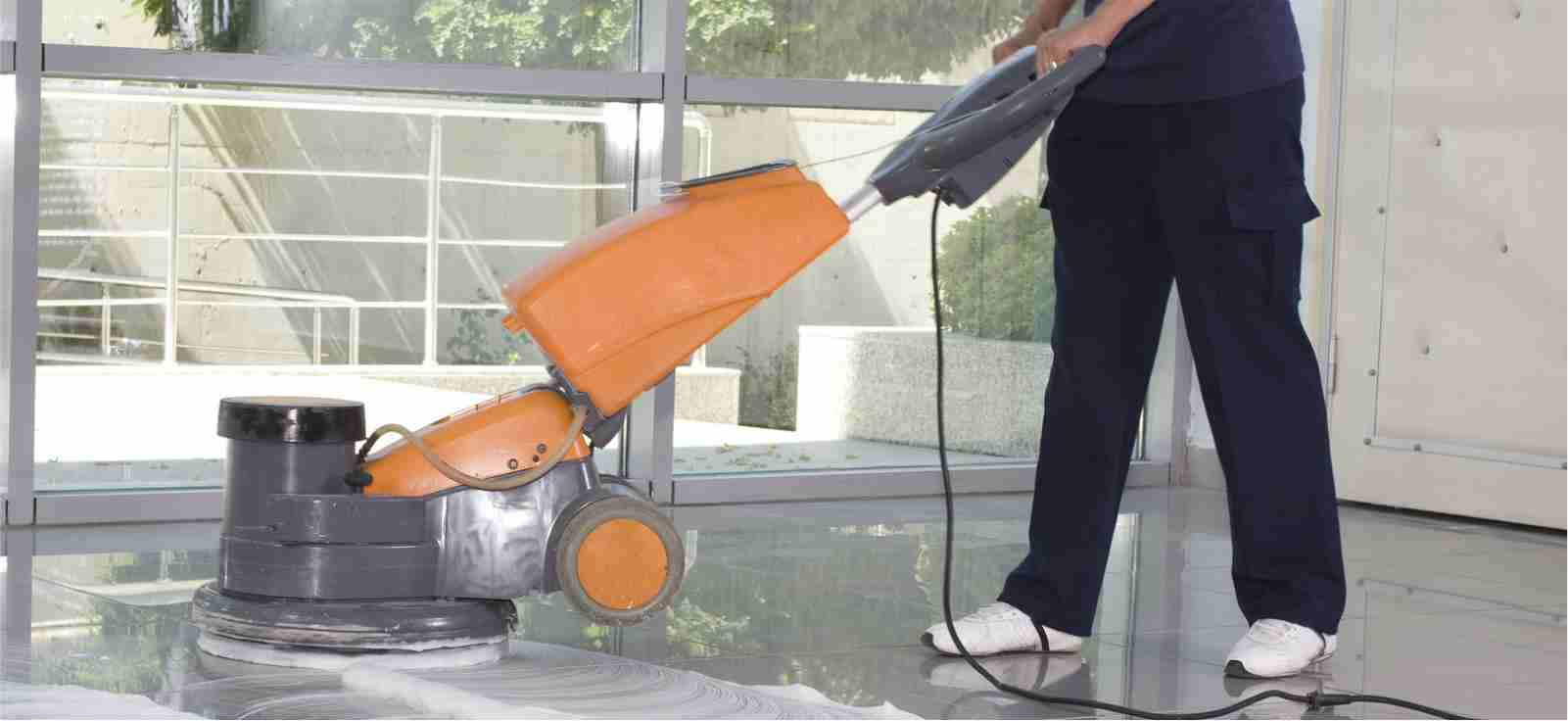 Floor Scrubbing and Polishing